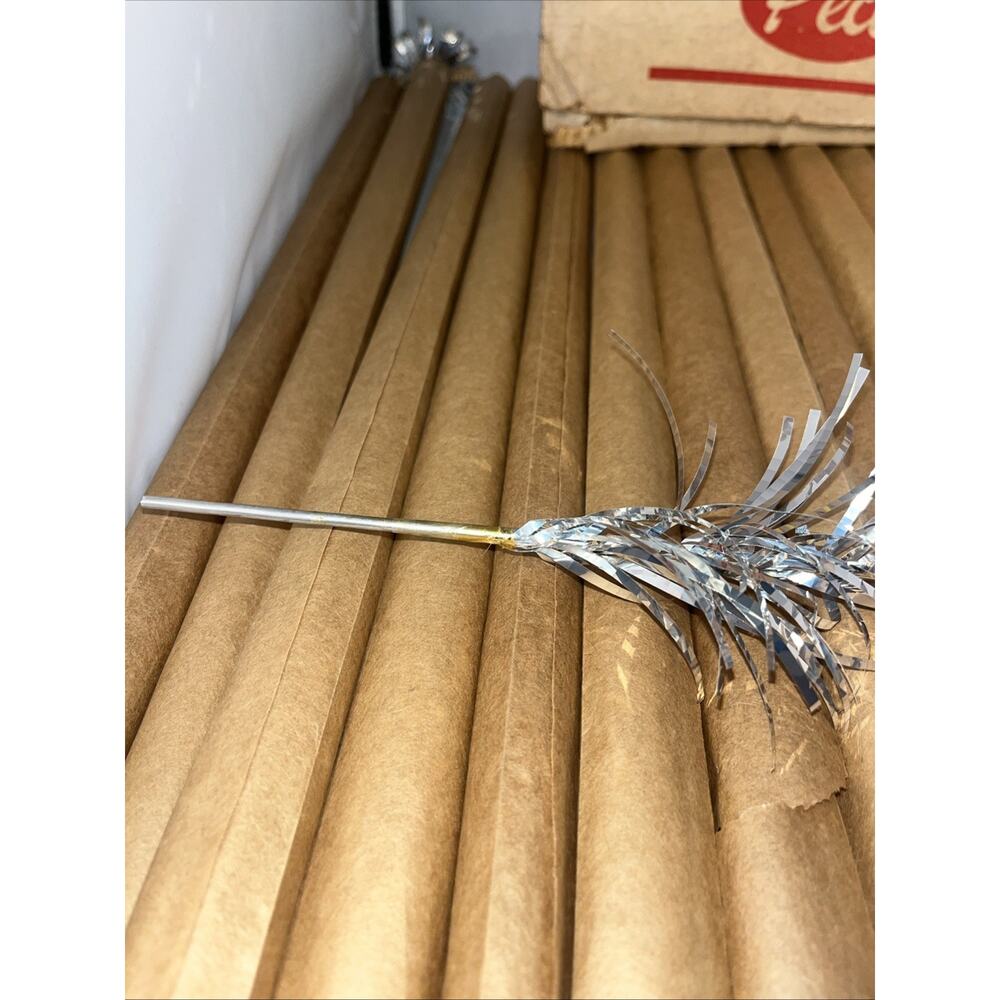 Vintage “Sparkler” Pom Pom Aluminum Christmas Tree 25 Replacement Branches - Picture 9 of 9